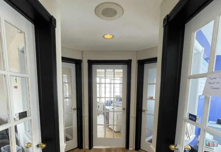 interior trim painting